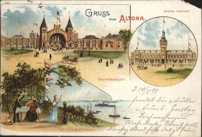 Altona Hamburg Kaiserl. Potsdam
Hauptbahnhof
Elbstra