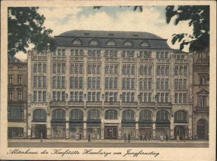 Hamburg Alsterhaus
kaufstätte Hamburgs
Jungfe