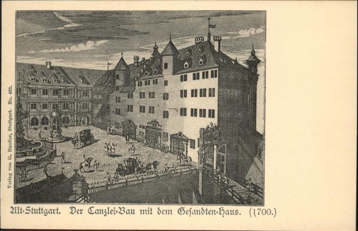 STUTTGART  CITY Alt-Stuttgart Kanzleibau 1700