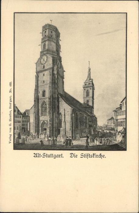 STUTTGART  CITY Alt-Stuttgart Stiftskirche