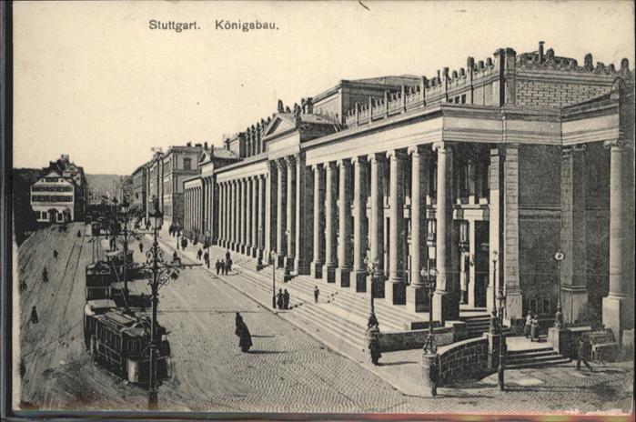 STUTTGART  CITY Koenigsbau Strassenbahn