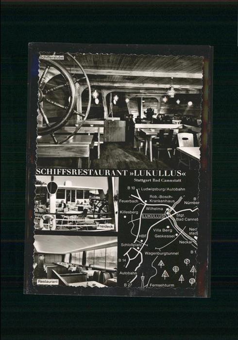 Bad Cannstatt Schiffsrestaurant Lukullus Neckar Perso