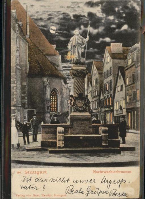 Stuttgart Nachtwächterbrunnen
