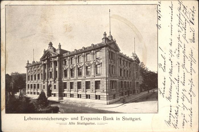 Stuttgart Bank Alte Stuttgarter