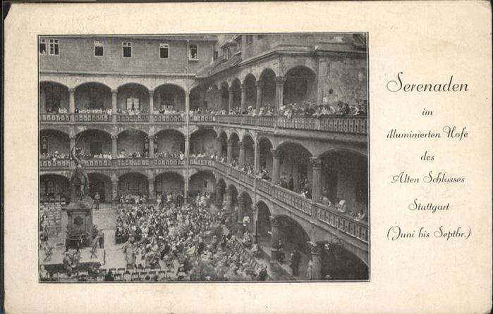 Stuttgart Serenaden Schloss