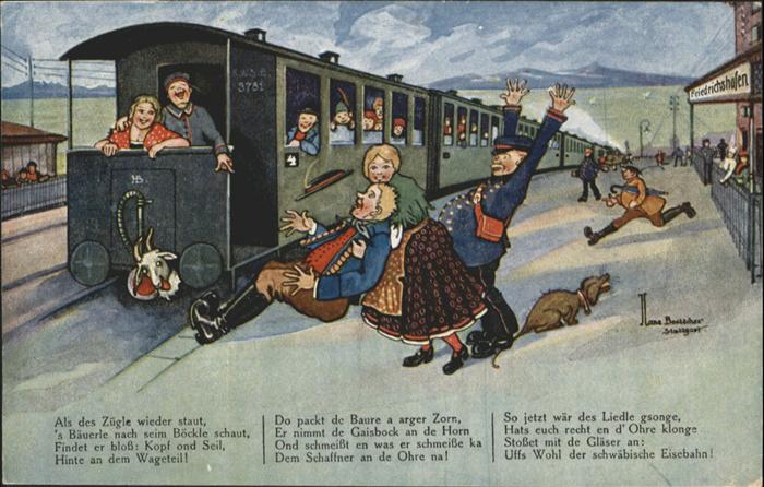 Friedrichshafen Bodensee Eisenbahn Hund