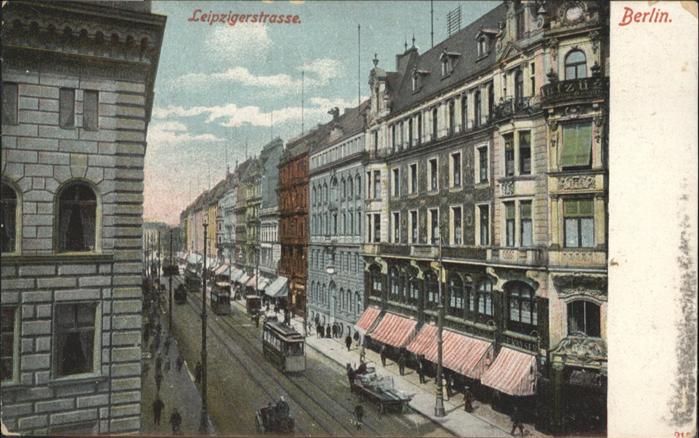 Berlin Leipzigerstrasse Strassenbahn