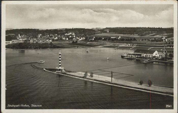 Hofen Stuttgart Stausee Schiff