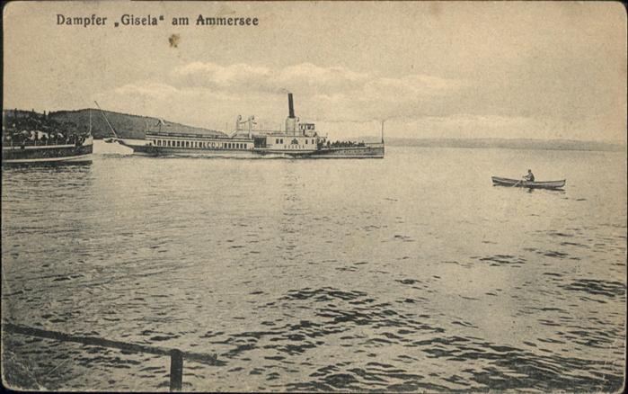 Dampfer Binnenschifffahrt Dampfer Gisela Ammersee