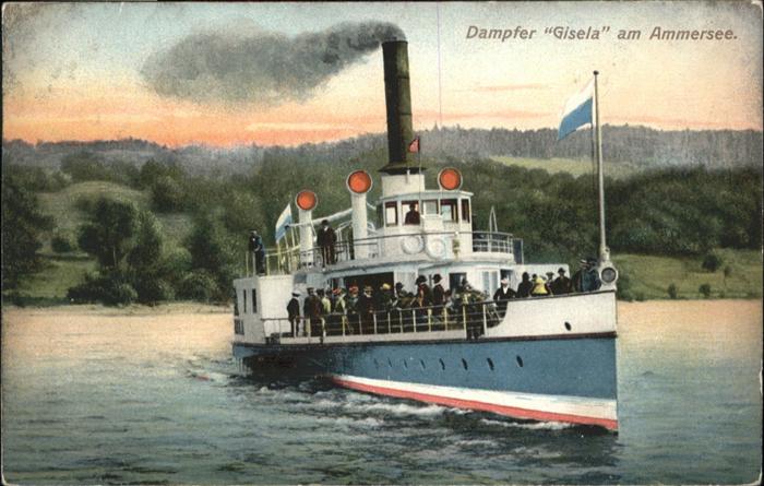 Dampfer Binnenschifffahrt Dampfer Gisela Ammersee