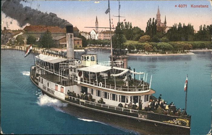 Dampfer Binnenschifffahrt Dampfer Stadt Bregenz Konstanz