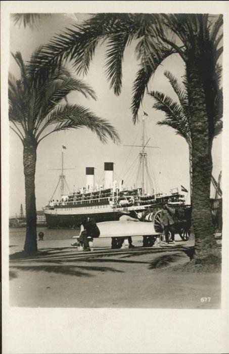 Dampfer Oceanliner Tunesien Afrikanische Küste