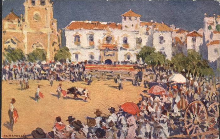 Stierkampf Künstler M. Bertuhci