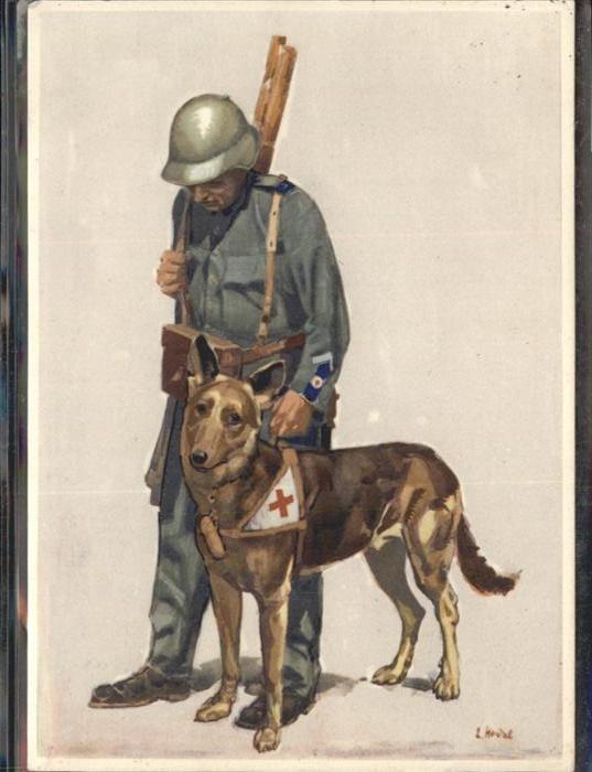 Rotes Kreuz Soldat Hund Bundesfeier Schweiz
