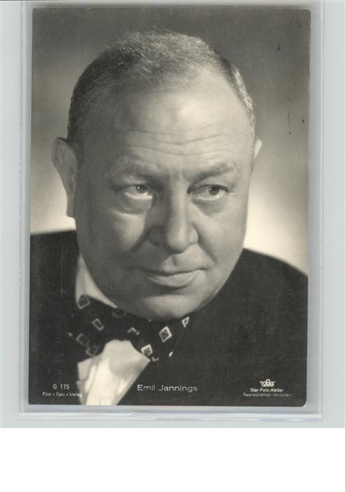 Verlag Film-Foto-Verlag Nr. Emil Jannings G 175