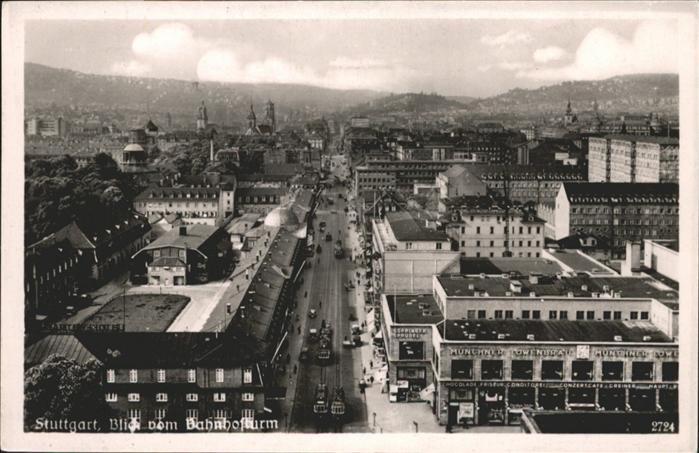 STUTTGART  CITY Bahnhofsturm