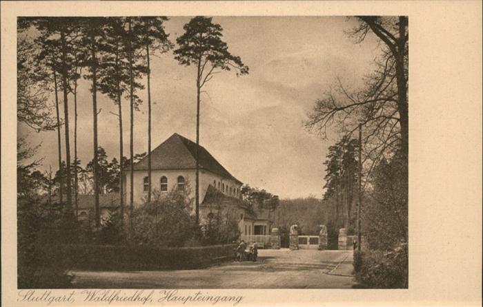STUTTGART  CITY Waldfriedhof