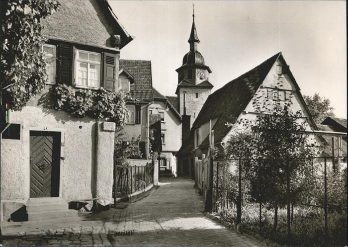 Untertuerkheim Gasse
Kirchturm