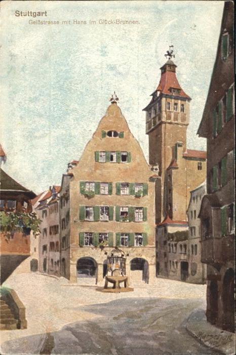Stuttgart Geißstraße 
Hans-im-Glück-Brunnen