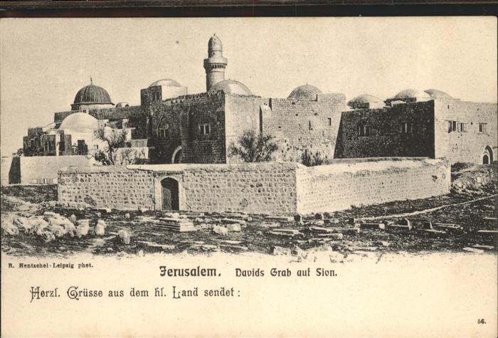 Jerusalem Yerushalayim Davids Grab auf Sion