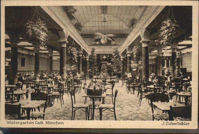 Muenchen Bayern Wintergarten Cafe