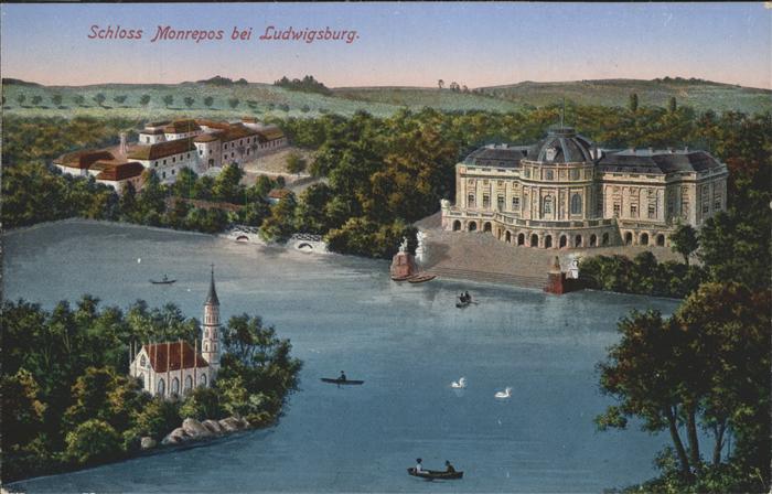 Ludwigsburg Schloss Monrepos Schiff Schwan