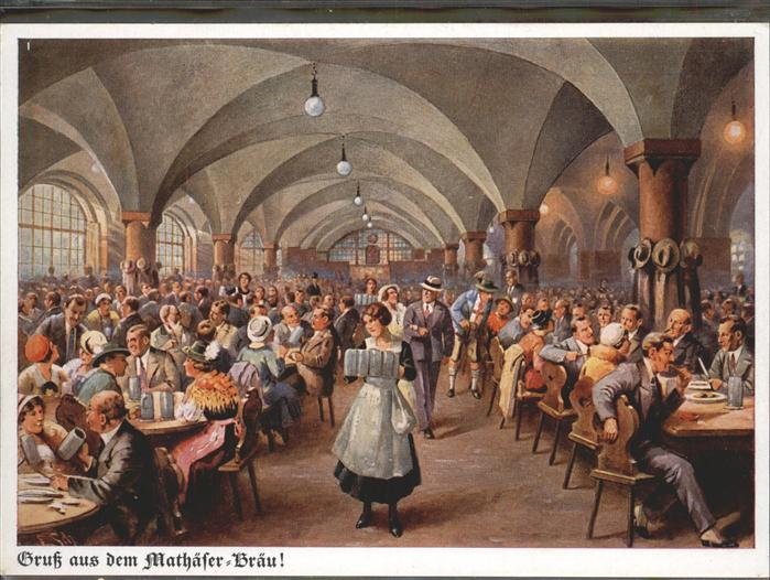 Muenchen Bayern MathaeserBraeu