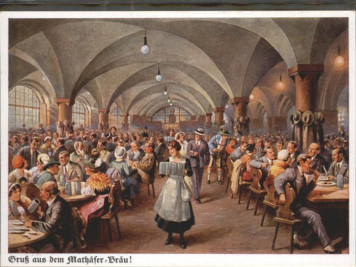 Muenchen Bayern Mathaeser Braeu