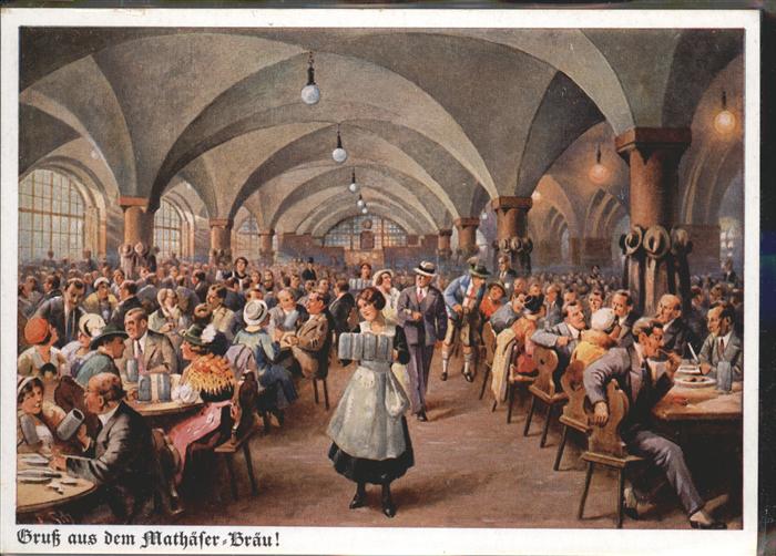 Muenchen Bayern Mathaeser Braeu