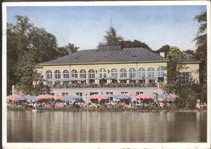 Muenchen Bayern Seehaus Kleinhesselohe