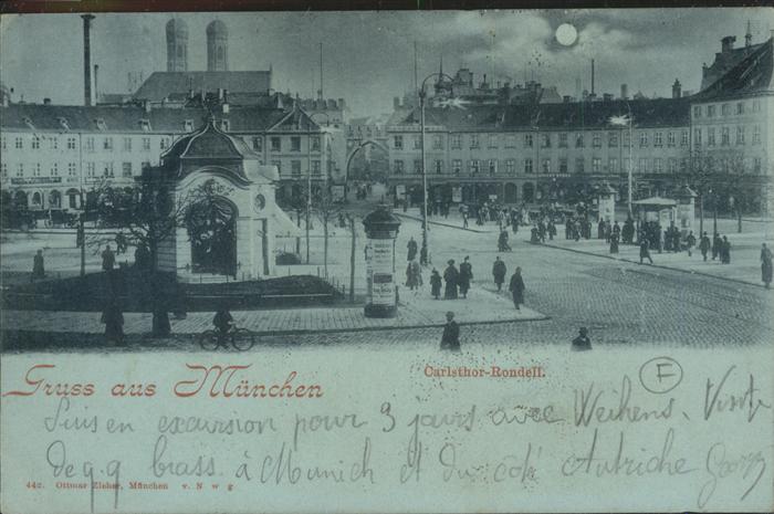 Muenchen Carlsthor Rondell