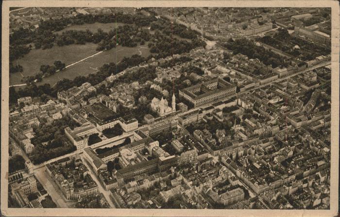 Muenchen Fliegeraufnahme