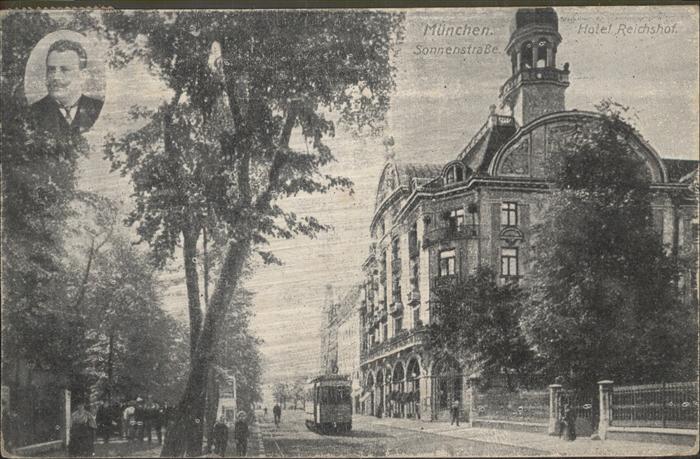 Muenchen Sonnenstrasse Hotel Reichshof Strassenb