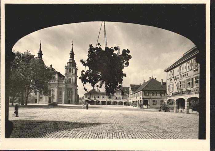 Ludwigsburg Marktplatz Stadt Kirche