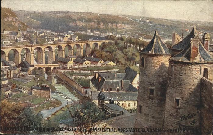 LUXEMBOURG  Luxemburg Vorstädte Clausen
Grund