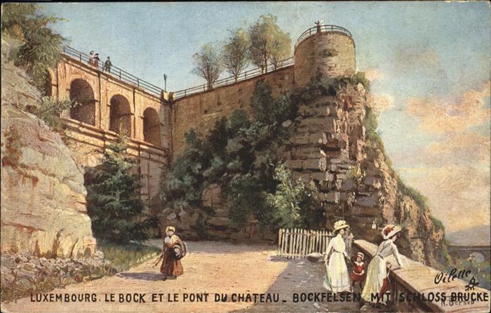 LUXEMBOURG  Luxemburg Bockfelsen
Schlossbrücke