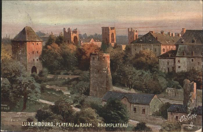 LUXEMBOURG  Luxemburg Plateau du Rham