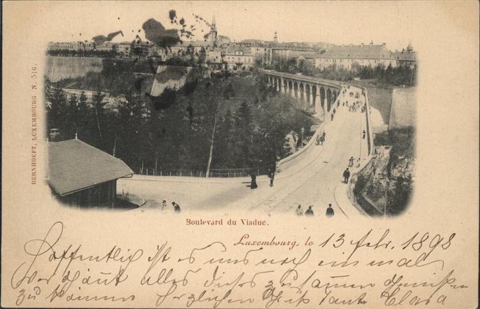 LUXEMBOURG  Luxemburg Boulevard du Viaduc
