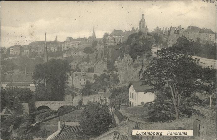 LUXEMBOURG  Luxemburg Panorama