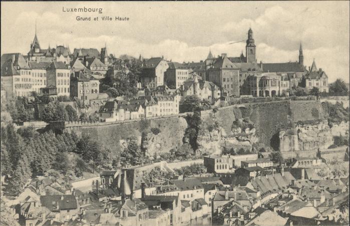 LUXEMBOURG  Luxemburg Grund 
Ville Haut