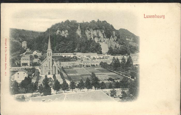 LUXEMBOURG  Luxemburg Bochfelsen