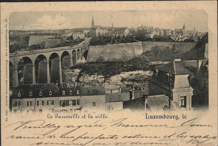 LUXEMBOURG  Luxemburg Basserelle
Ville