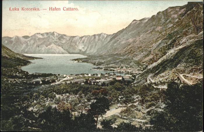Cattaro Luka Kotorska
Hafen Cattaro