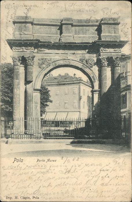 Pola Pula Croatia Porta Aurea