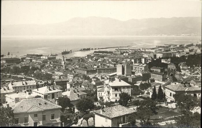 Fiume Rijeka Vista generale