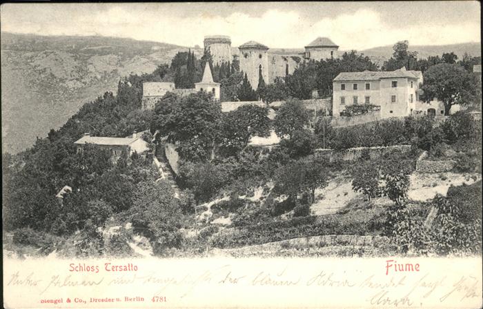 Fiume Rijeka Schloss Tersallo