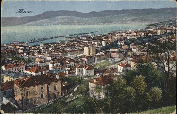 Fiume Rijeka Vista generale