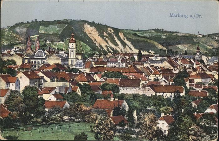 Marburg Drau Maribor panorama