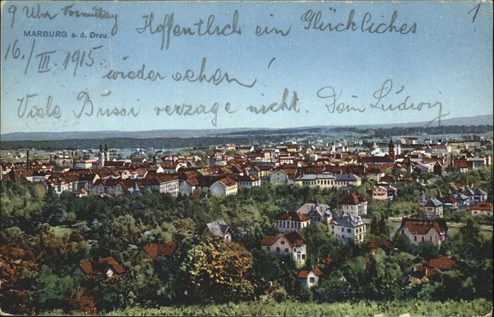 Marburg Drau Maribor Panorama