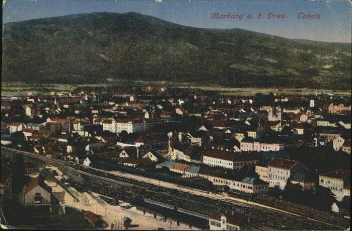 Marburg Drau Maribor Gesamtansicht